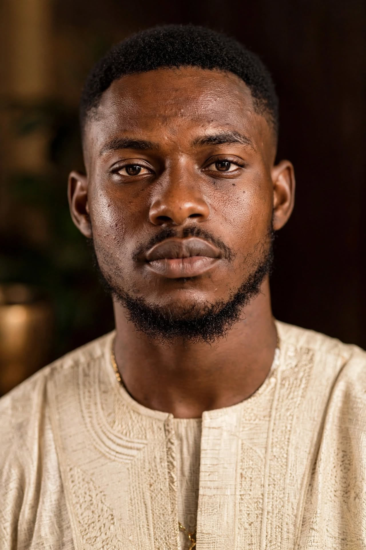 The same digital human in a head-and-shoulders portrait, identity held
